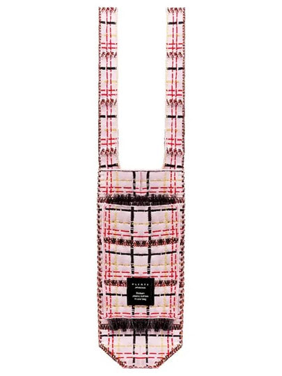 Tweed shopper bag pale pink - PLEATSMAMA - BALAAN 2