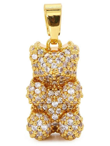 Nostalgia Mama Bear Classic Connector Pendant Gold - CRYSTAL HAZE - BALAAN 1