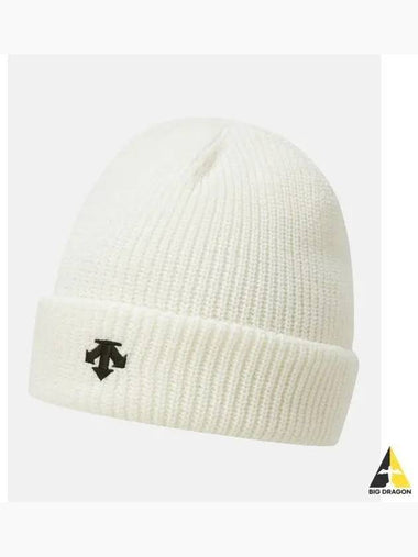 Seunghyeop Lee wearing sports basic beanie ivory SP323UKC90 - DESCENTE - BALAAN 1