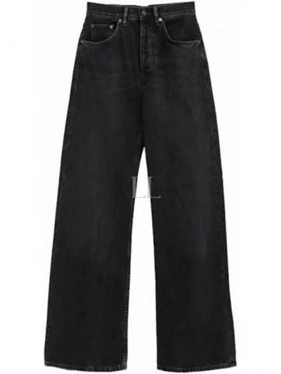 High Rise Loose Fit Jeans Black - ACNE STUDIOS - BALAAN 2