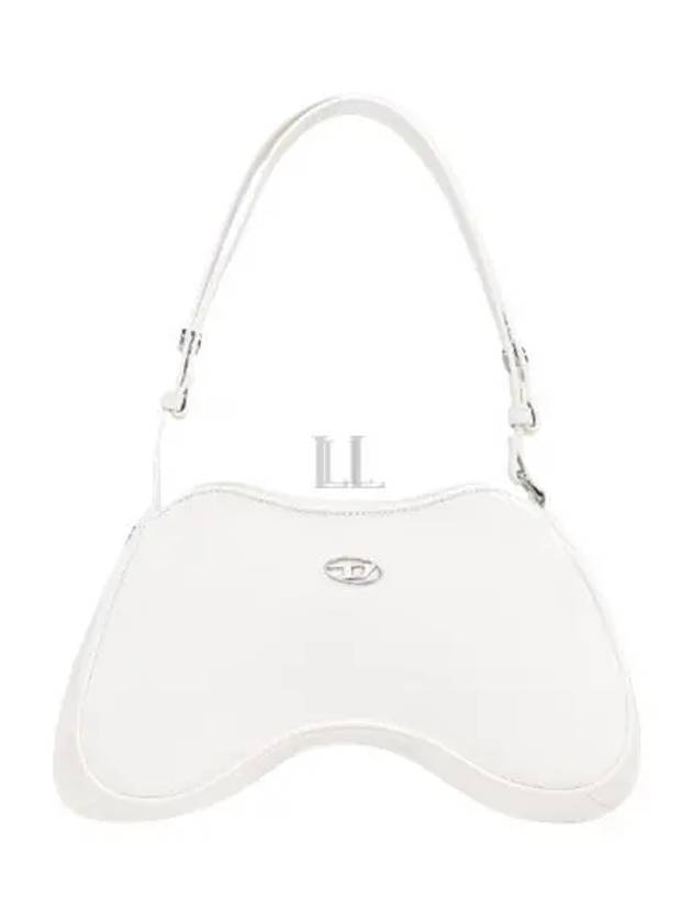 Play Logo Decorated Shoulder Bag White - DIESEL - BALAAN 2