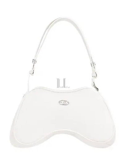 Play Logo Decorated Shoulder Bag White - DIESEL - BALAAN 2