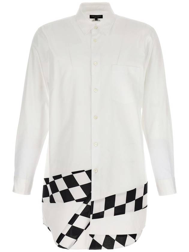 long sleeve shirt PKB0040511 WHITE BLACK - COMME DES GARCONS - BALAAN 2