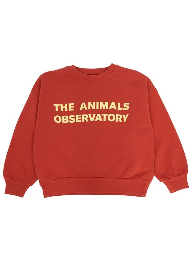 Kids brushed sweatshirt F24124 252 BG - THE ANIMALS OBSERVATORY - BALAAN 1