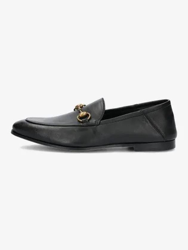 Horsebit Leather Loafers Black - GUCCI - BALAAN 2