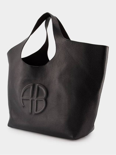 Lili Shopper Bag - ANINE BING - Leather - Black - ANINE BING - BALAAN 2