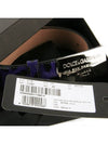 Enamel Buckle Glossy Leather Belt Purple - DOLCE&GABBANA - BALAAN 6