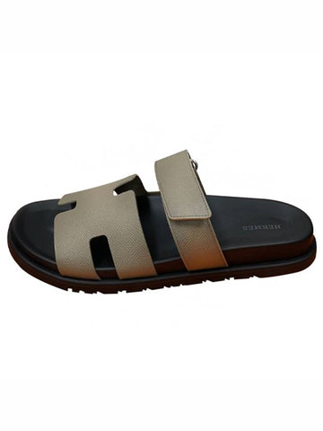 H222857Z HX3 Chypre Epsom Velcro Sandals Etope Men s Shoes TPM - HERMES - BALAAN 1