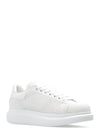 Round Toe Knitted Low Top Sneakers White - ALEXANDER MCQUEEN - BALAAN 2