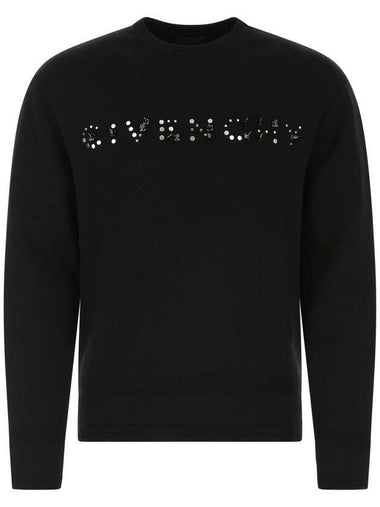 studded logo wool knit top - GIVENCHY - BALAAN 1