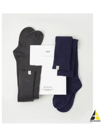 KNIT OVER KNEE SOCKS 2color - BENSIMON - BALAAN 1