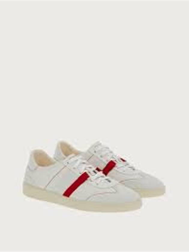 Garda Low-Top Sneakers White - SALVATORE FERRAGAMO - BALAAN 3