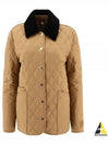 Women's Diamond Quilted Jacket Brown - BURBERRY - BALAAN 2