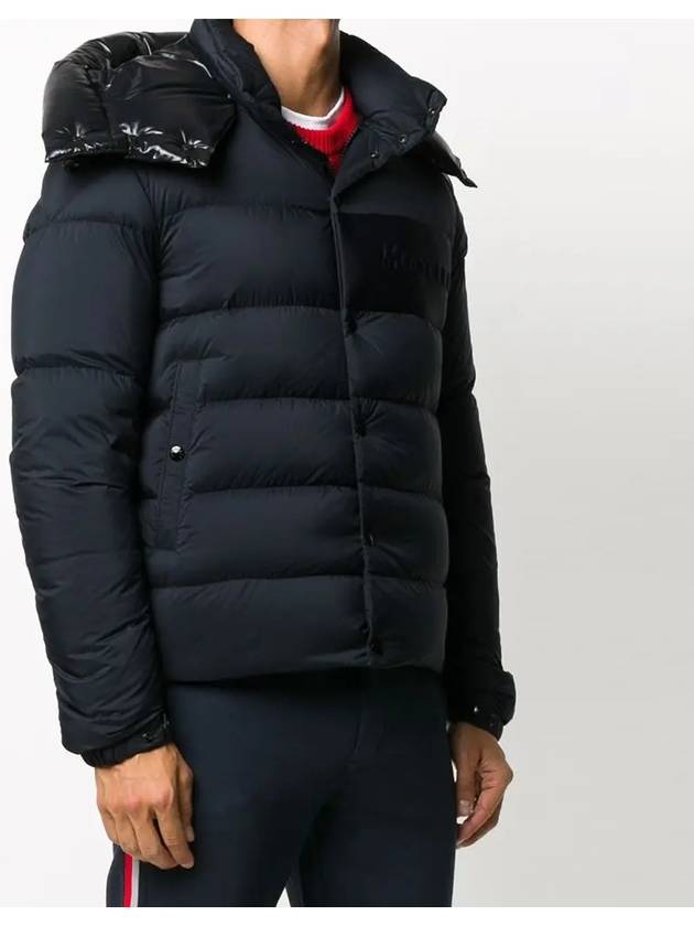 Aubrac Emboss Logo Goose Down Padding Navy - MONCLER - BALAAN 5