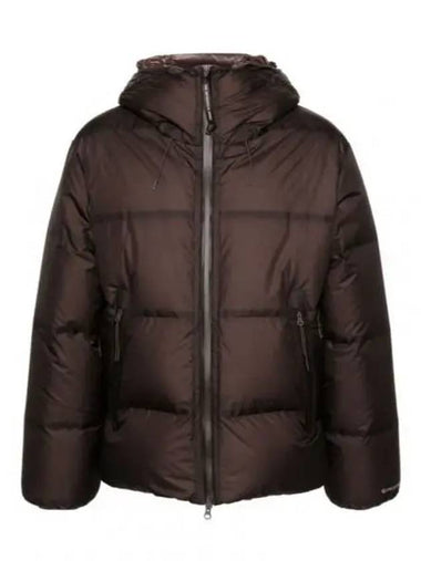 The Metropolis Series Pertex Hooded Down Padding Brown - CP COMPANY - BALAAN 1