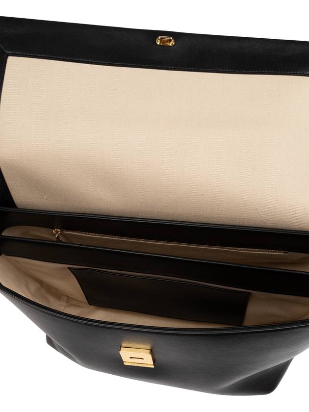 The Large Ronde Carre Shoulder Bag Black - JACQUEMUS - BALAAN 6