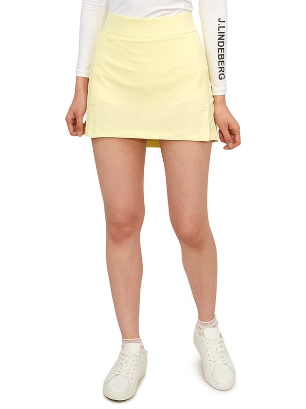 Amelie Golf A Line Skirt Yellow - J.LINDEBERG - BALAAN 5