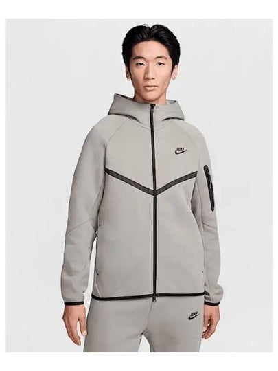 Tech Fleece Zip Up Hoodie Light Army - NIKE - BALAAN 2