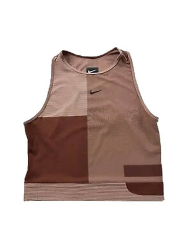 Women's Pro Hypercool Tech Pack Training Sleeveless Brown - NIKE - BALAAN 1