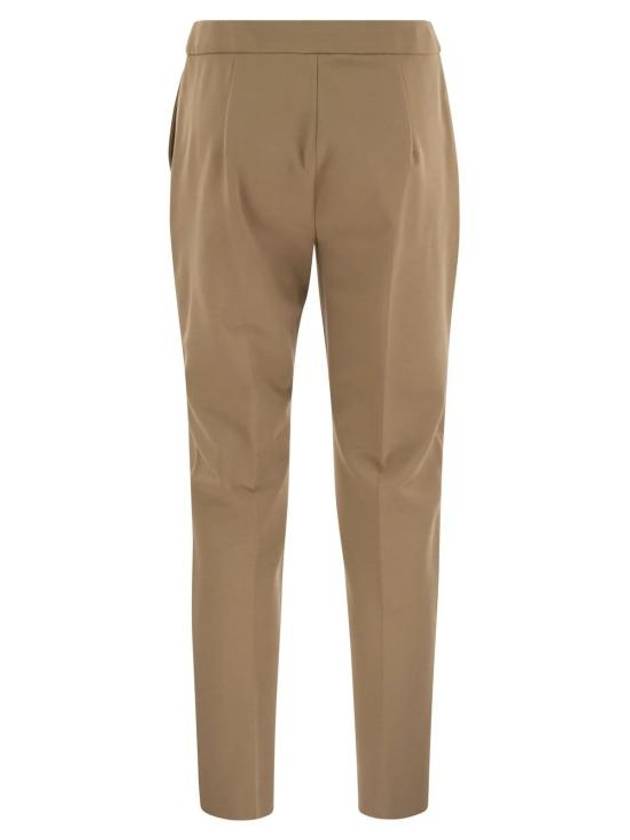 Pegno Rayon Slacks Beige - MAX MARA - BALAAN 3