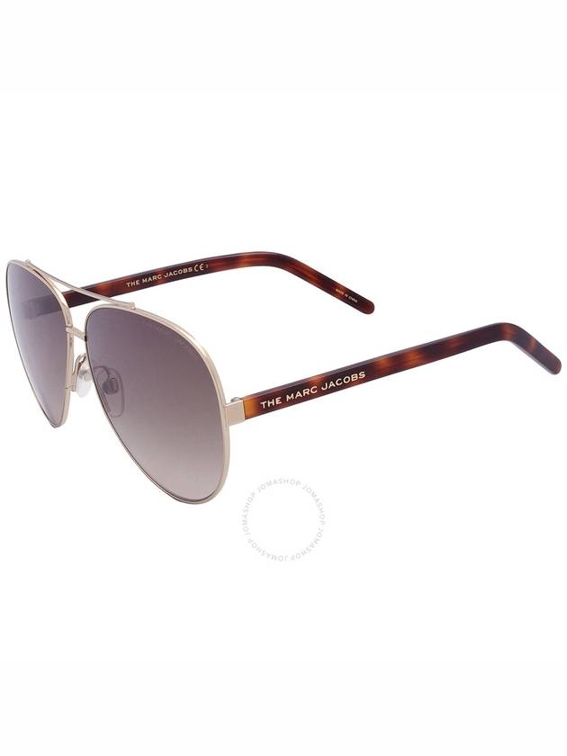 Marc Jacobs Brown Gradient Aviator Ladies Sunglasses MARC 522/S 006J/HA 62 - MARC JACOBS - BALAAN 3