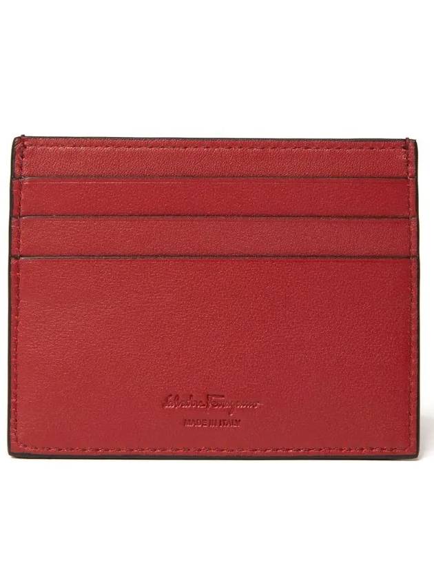 Gancini silver logo Gancini card wallet 698914 - SALVATORE FERRAGAMO - BALAAN 3