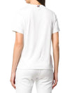 Logo Patch Lightweight Jersey Relaxed Fit Short Sleeve T-Shirt White - THOM BROWNE - BALAAN 5