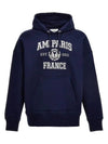 Paris France Hoodie Navy - AMI - BALAAN 2