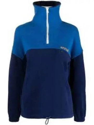 Mamet half zip up fleece sweatshirt indigo MA0011FAA1C19E30INSS23 - ISABEL MARANT - BALAAN 1