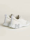 Bouncing Sneakers Mesh Suede Goatskin Blanc Blanc - HERMES - BALAAN 7