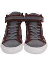 Men's High Top Sneakers 101TRIM SUEDEC GRAY WINE - PIERRE HARDY - BALAAN 3