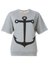 16SS Anchor Anchor Patch Sweatshirt Round Tshirt E1224171 8939 - Nº 21 - BALAAN 2