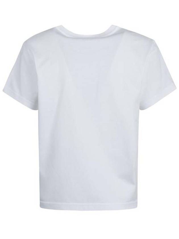 Logo Cotton Short Sleeve T-Shirt White - ALEXANDER WANG - BALAAN 3