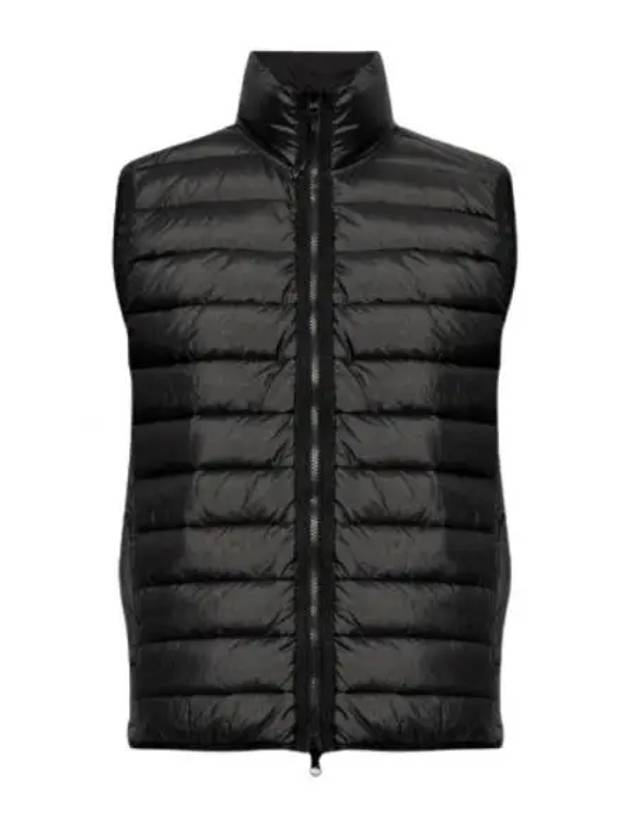 Loom Woven Chambers Recycled Nylon Down TC Vest Black - STONE ISLAND - BALAAN 2