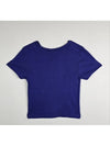 AU Australia SOUL RIB slim fit crop t shirt ST121000 bright blue WOMENS - STUSSY - BALAAN 2