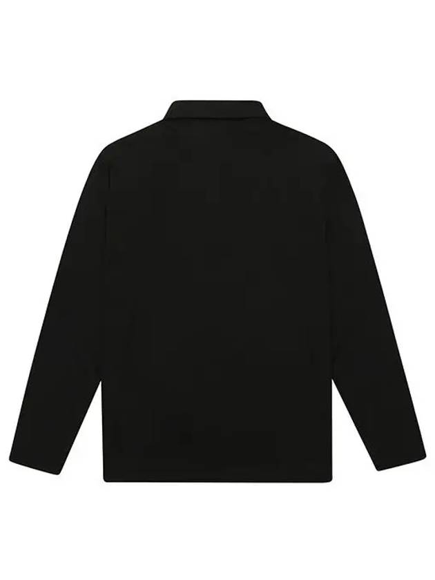 Solid Long Sleeve T-Shirt 9304GZSNBLACK - BLACK&WHITE - BALAAN 3