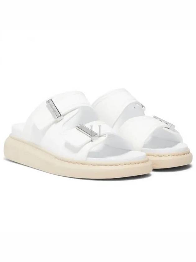 Logo Slippers White - ALEXANDER MCQUEEN - BALAAN 2