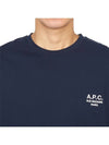 Raymond Short Sleeve T-shirt Navy - A.P.C. - BALAAN 6