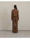 semi-wide wool pants camel - UNMUTE - BALAAN 9