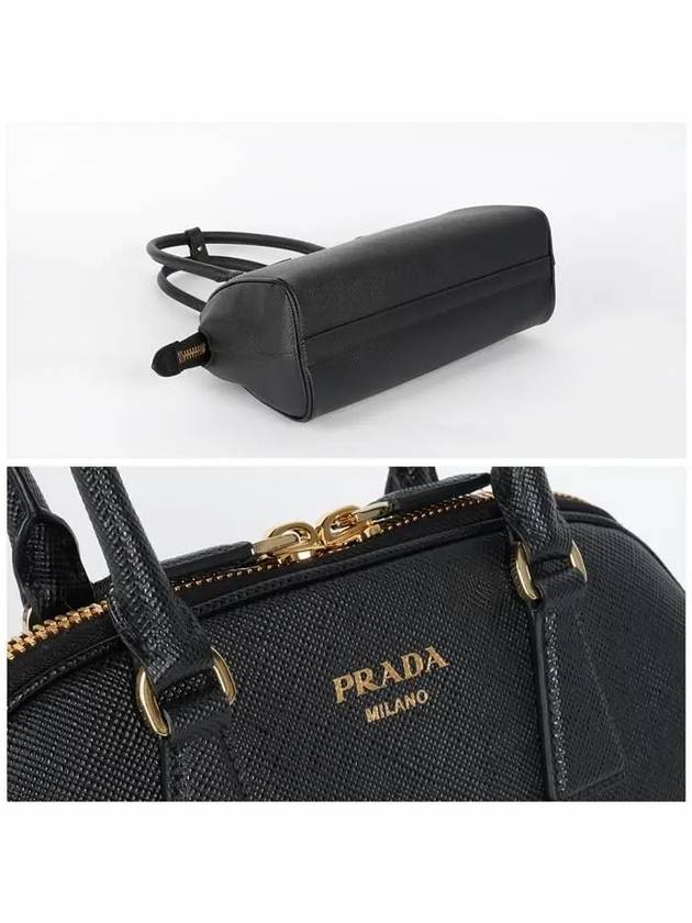 Medium Saffiano Leather Black - PRADA - BALAAN 5