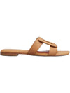 Covered Buckle Leather Mule Brown - ROGER VIVIER - BALAAN 1