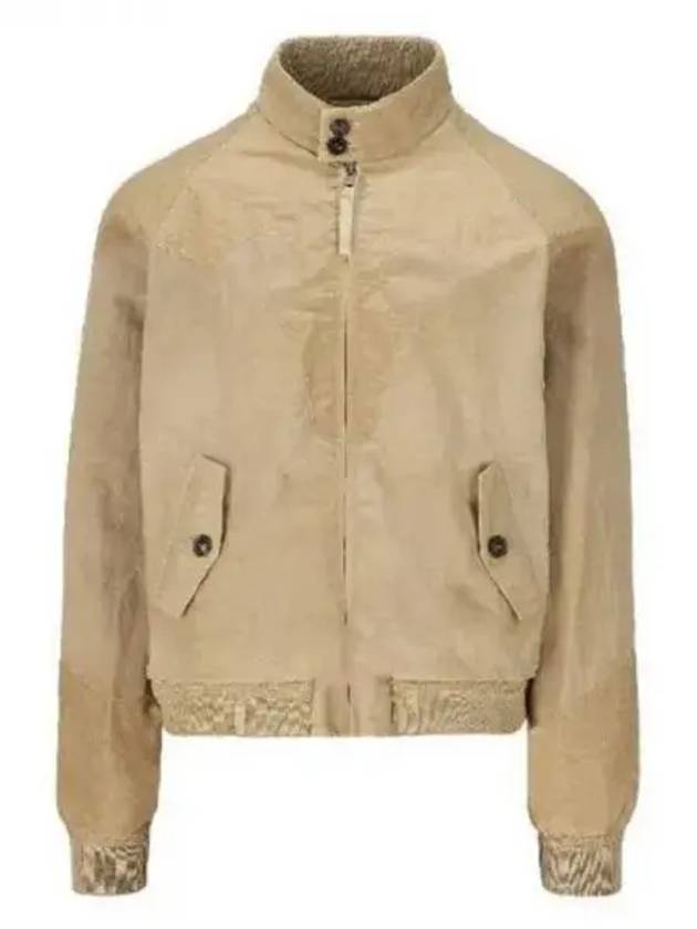 Yoke Harrington Classic Canvas Zip Up Jacket Beige - MAISON MARGIELA - BALAAN 2