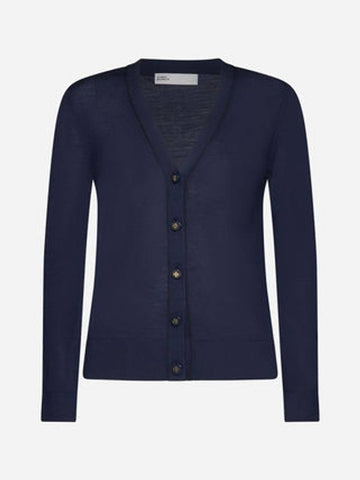 Simone Knit Cardigan Navy - TORY BURCH - BALAAN 1