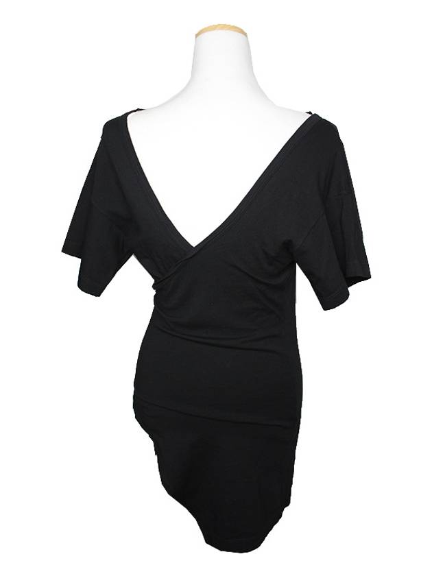 Black boat neck mini dress 44 55 - Nº 21 - BALAAN 2