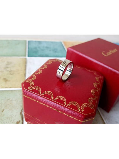 White gold 18K love ring No 66 thick - CARTIER - BALAAN 2