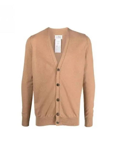 Cashmere Back Stitch Cardigan Beige - MAISON MARGIELA - BALAAN 2