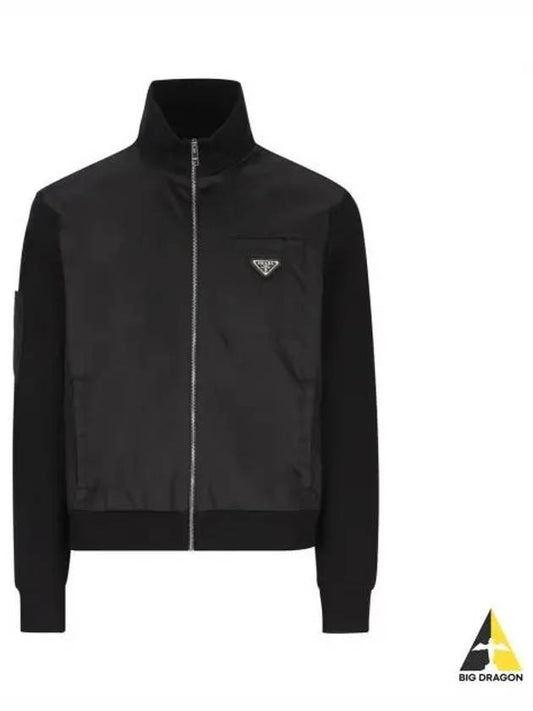 UJL189 11JE F0806 RE NYLON triangle logo jacket - PRADA - BALAAN 1