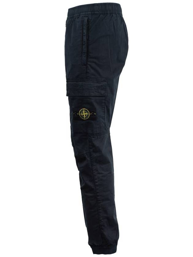 Banding Waist Tapered Cargo Straight Pants Navy - STONE ISLAND - BALAAN 4