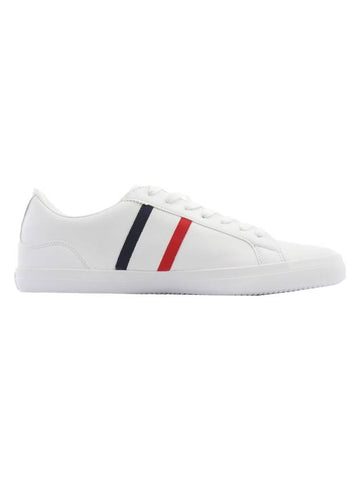 Ler ond Logo Low Top Sneakers White - LACOSTE - BALAAN 1