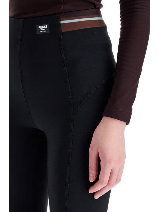 lycraÂ® striped pequin waist leg - FENDI - BALAAN 4